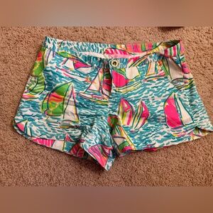 Lilly Pulitzer Adie Shorts in You Gotta Regatta (New Colorway)